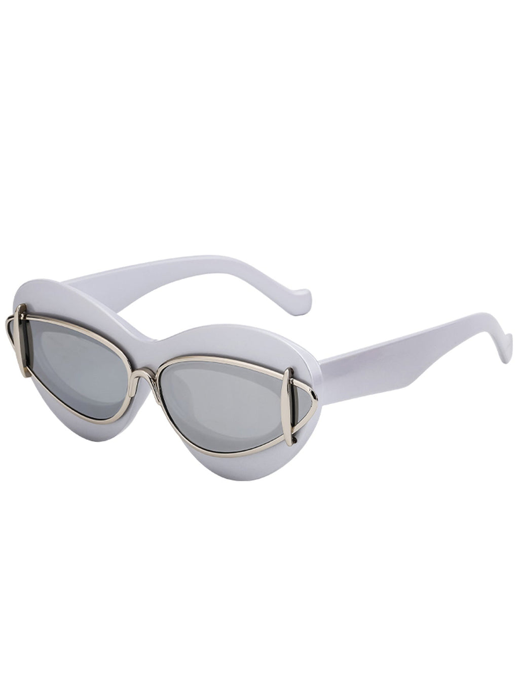 Women's Y2K Cat-Eye Small Frame Sunglasses — Trendy Driving Shades