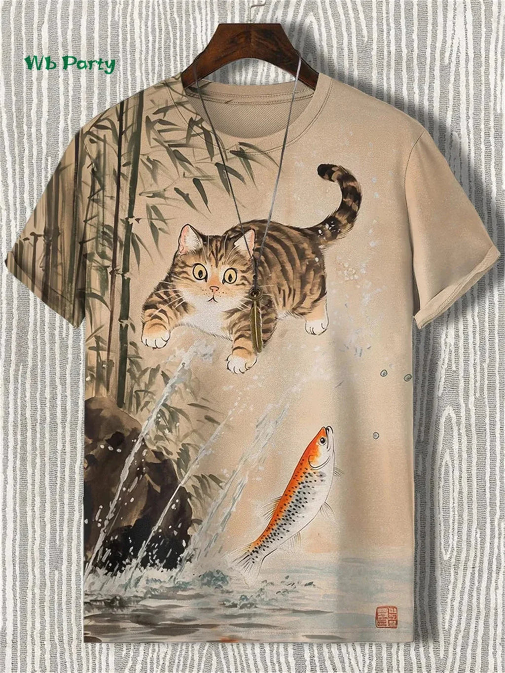 🐱  3D Travel Cat Print T-Shirt – Playful Summer Streetwear