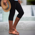 Women’s Slim Fit Cropped Leggings – High Elasticity Tight Pants