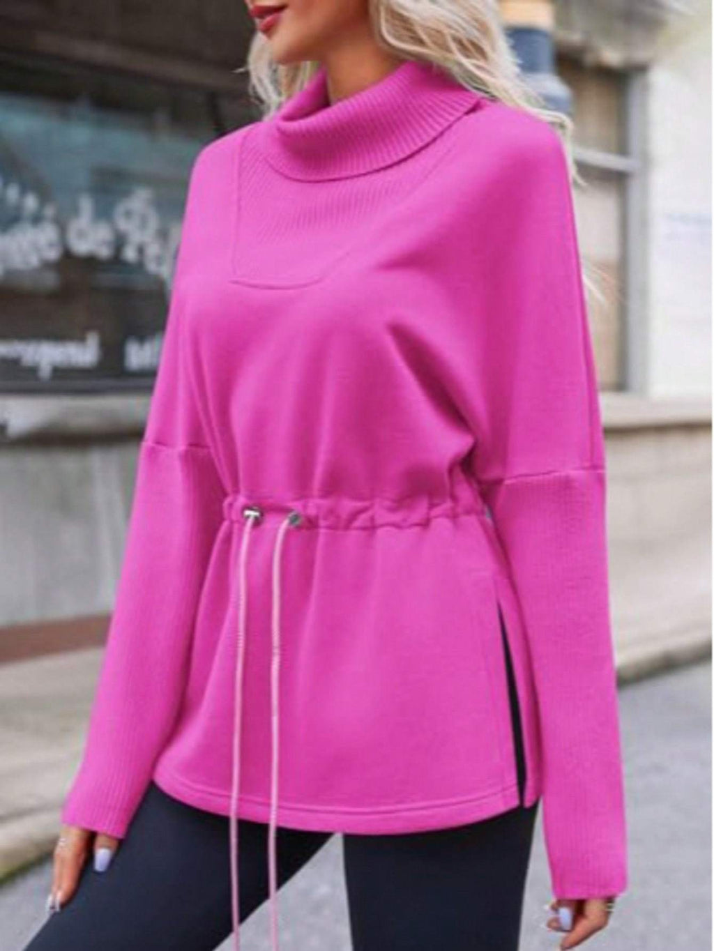 Women’s Turtleneck Fleece Sweatshirt