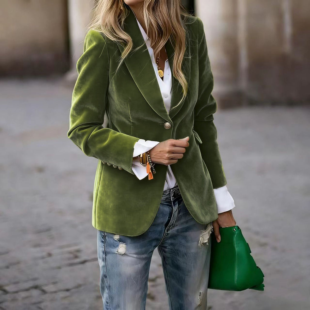 Women’s Slim-Fit Notch-Lapel Blazer